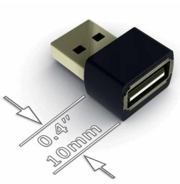 Spy WiFi Keylogger dimensions 10mm