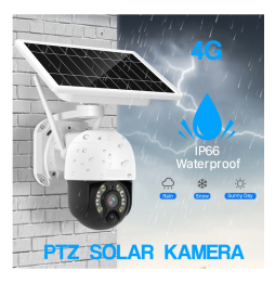 4G PTZ CAMERA WITH SOLAR PANEL